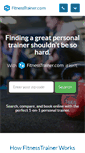 Mobile Screenshot of fitnesstrainer.com
